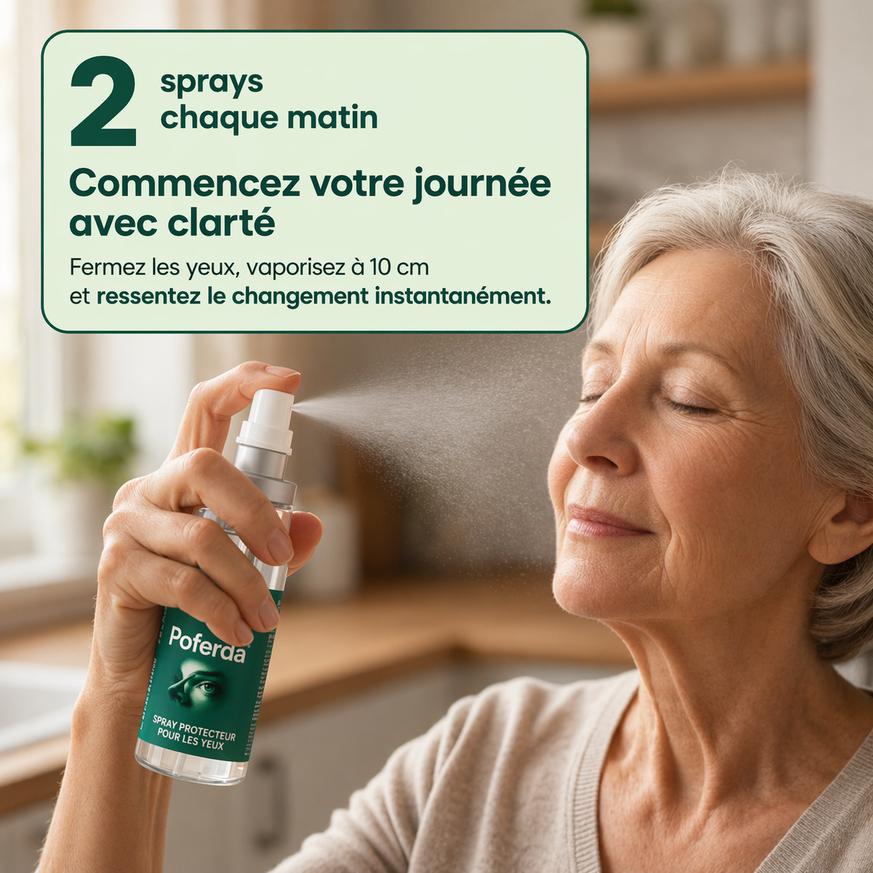 Poferda - Spray Oculaire à La Lutéine Pour Améliorer La Vision